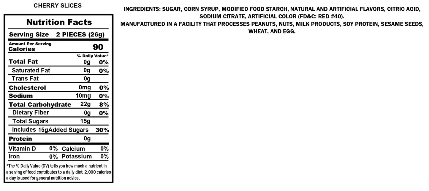 Cherry Slices