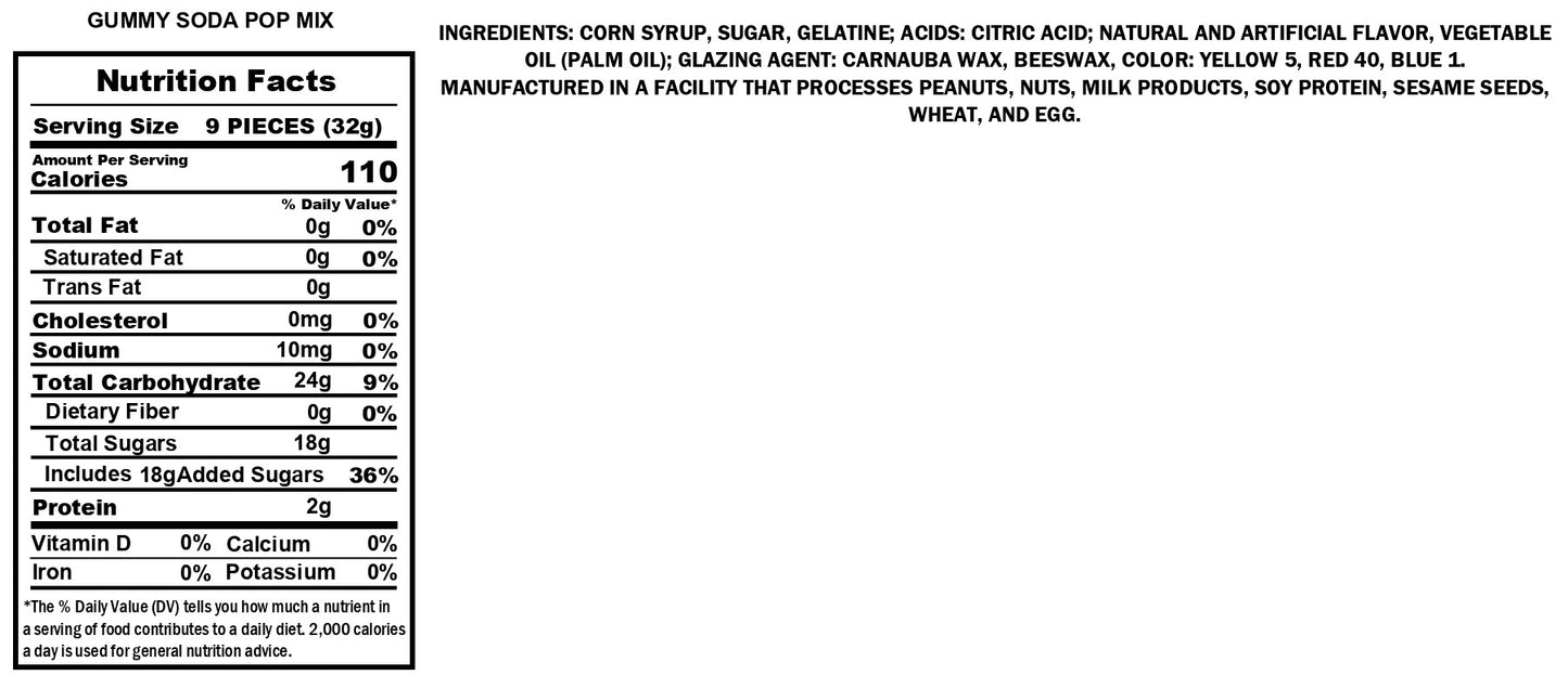 Gummy Soda Pop Mix