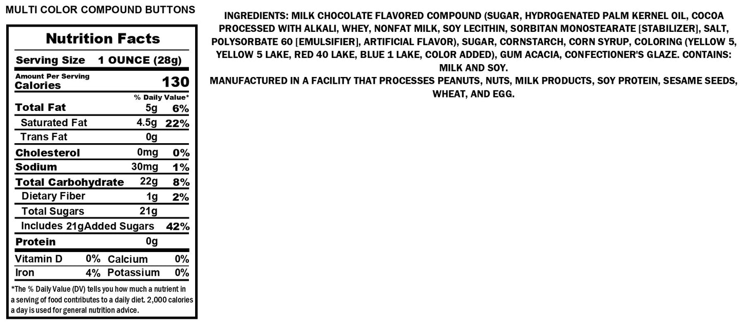 Multi Color Compound Buttons