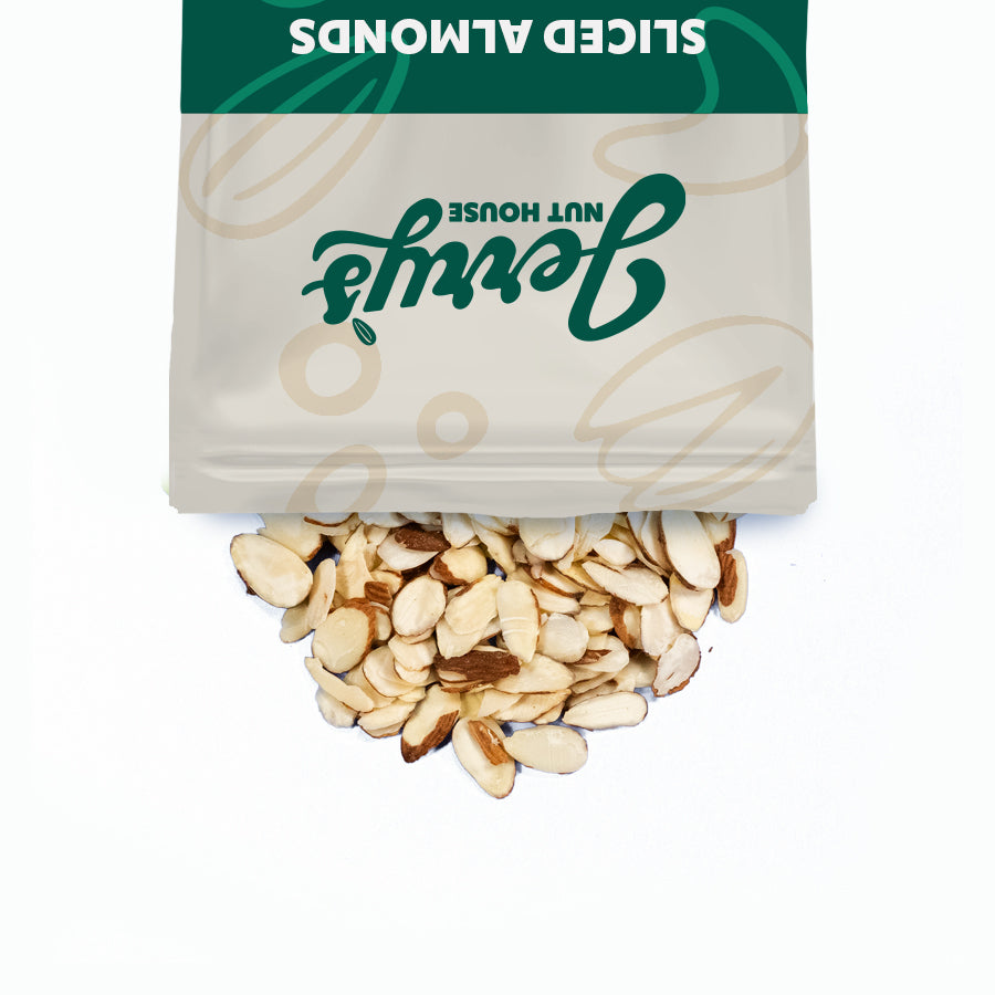 Sliced Natural Almonds Raw
