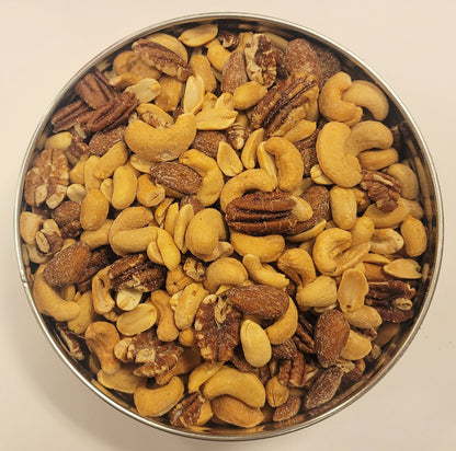 5 lb Bridge Mixed Nuts Tin - Roasted & Salted