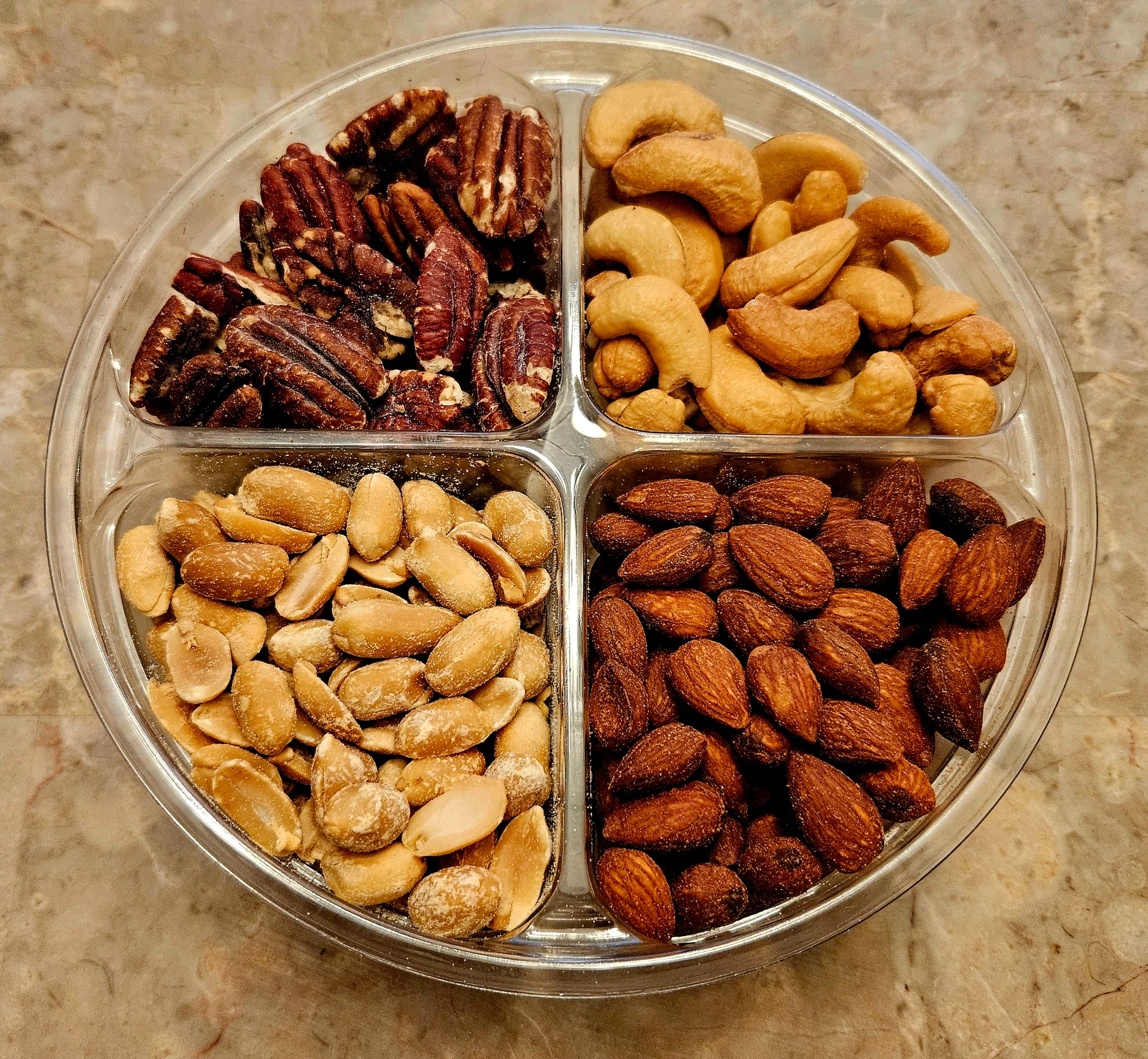 4 Section Nut Acetate