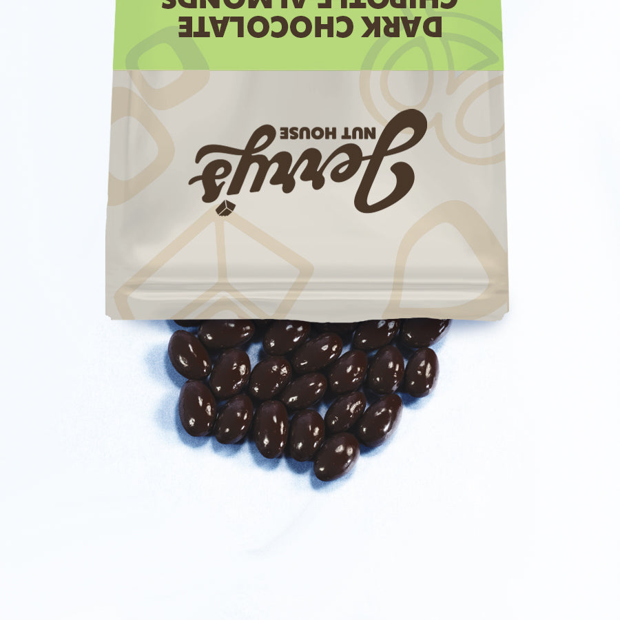 Marich Dark Chocolate Chipotle Almonds - 10 lb. case