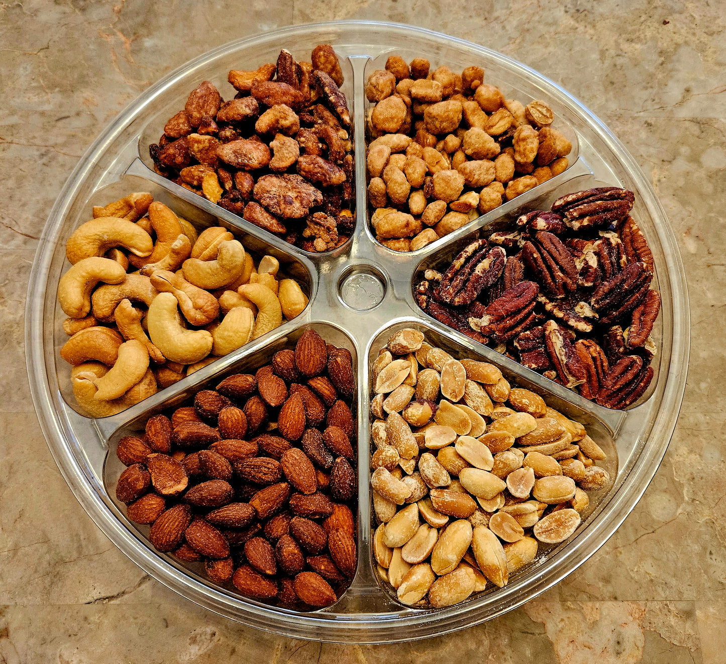 6 Section Nut Acetate