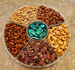 6 Section Crystal Nut Tray