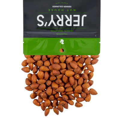 Unblanched Almonds Roasted And Salted