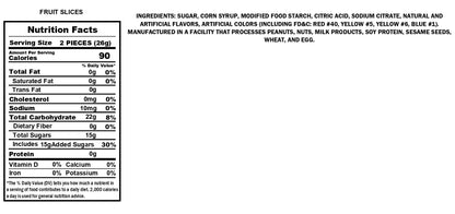 Assorted Fruit Slices