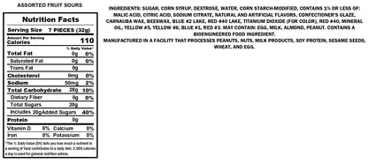 Assorted Fruit Sours