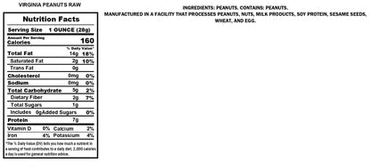 Blanched Virginia Peanuts Raw