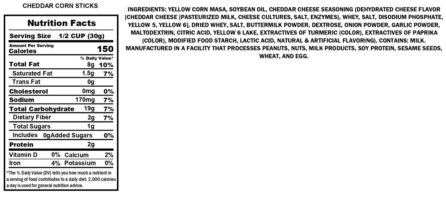 Cheddar Corn Sticks