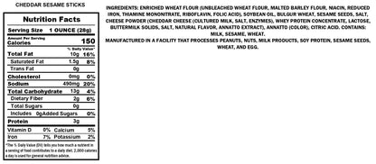 Cheddar Sesame Sticks