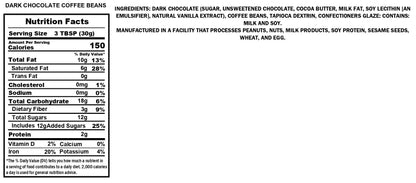 Dark Chocolate Coffee Beans