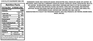 Dark & Milk Chocolate Raspberry Mini Creams