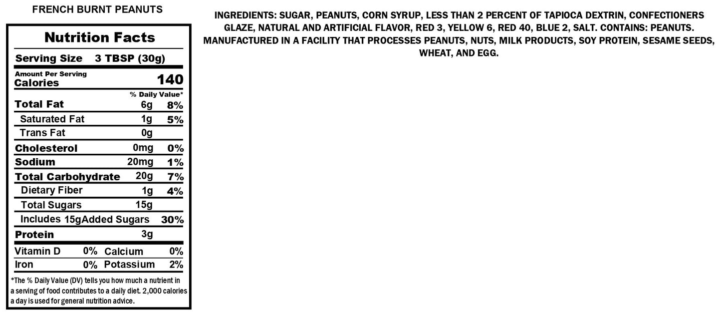 French Burnt Peanuts