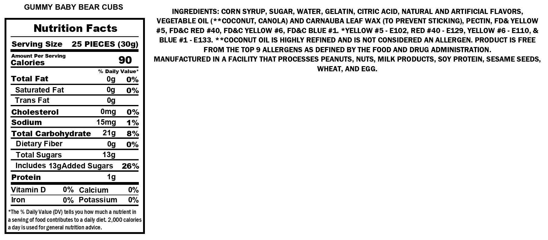 Gummi Baby Bear Cubs