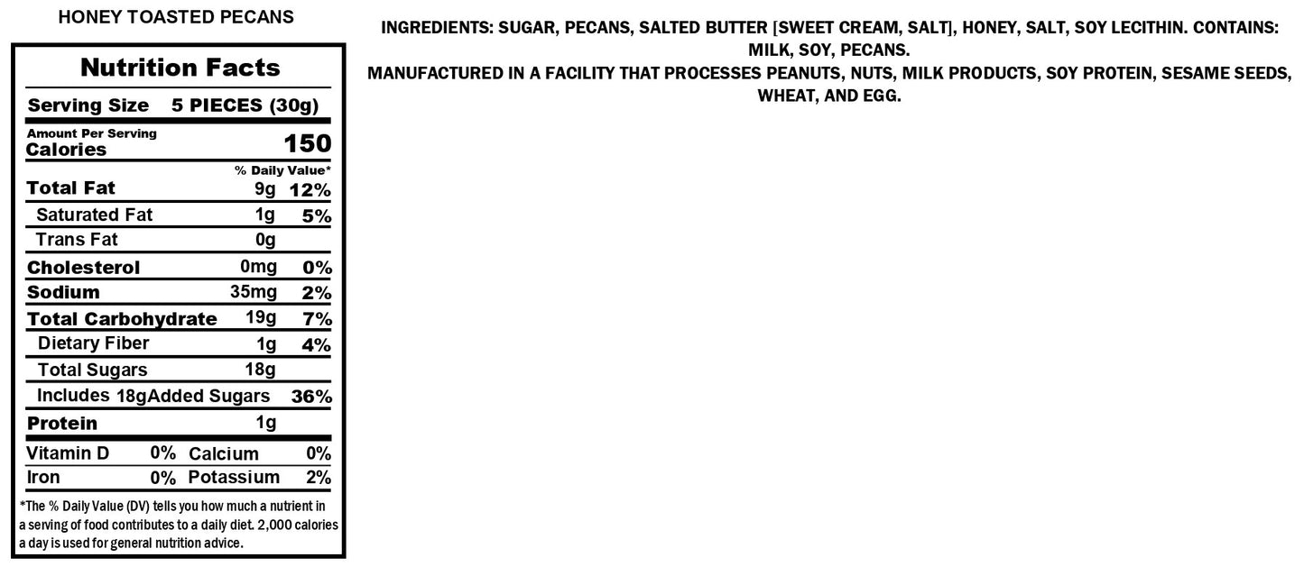 Honey Toasted Pecans