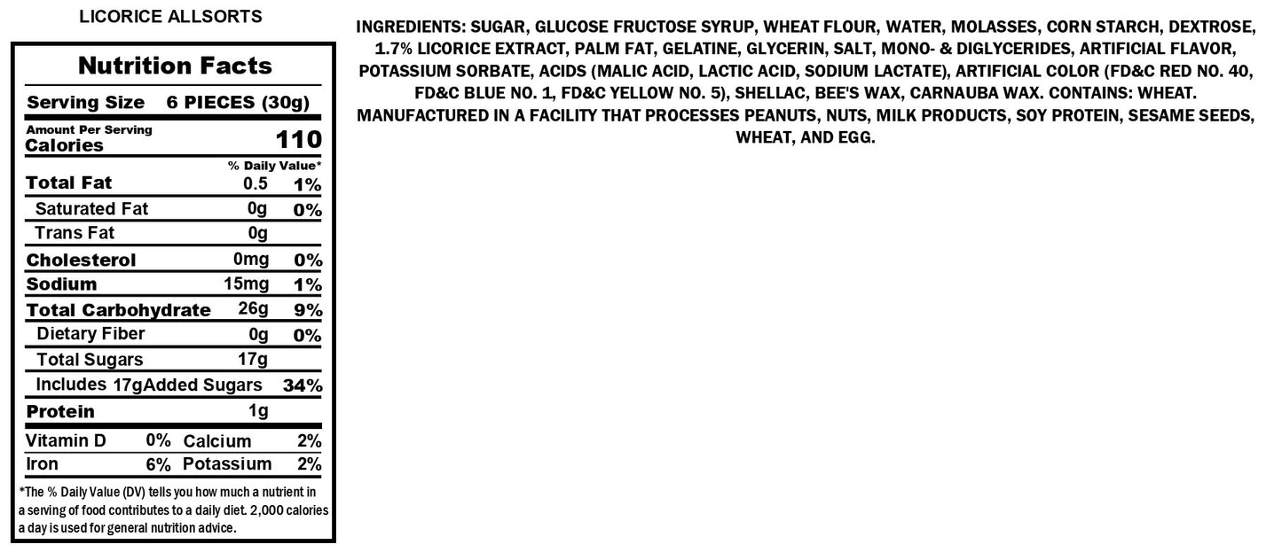 Licorice Allsorts