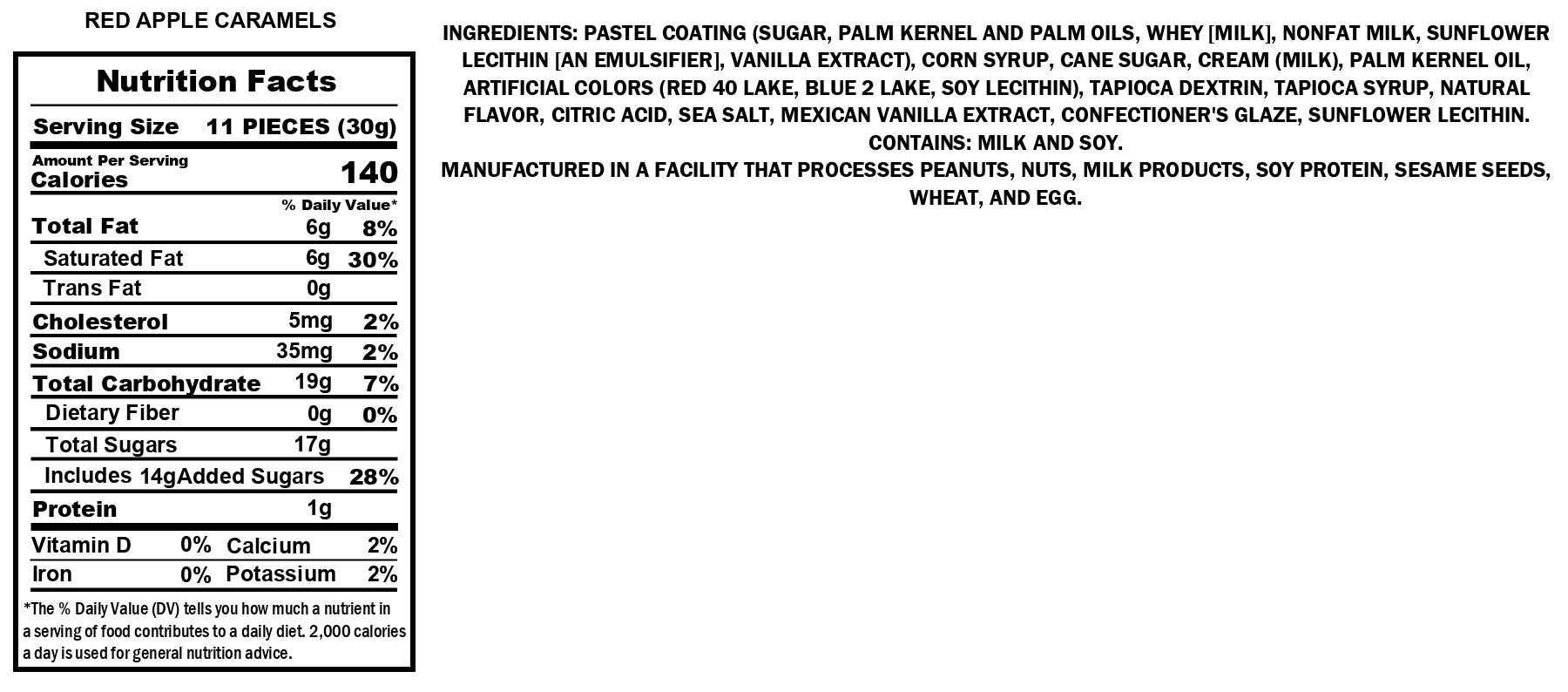 Marich Red Apple Caramels