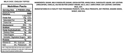 Milk Chocolate English Toffee