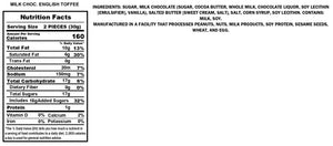 Milk Chocolate English Toffee