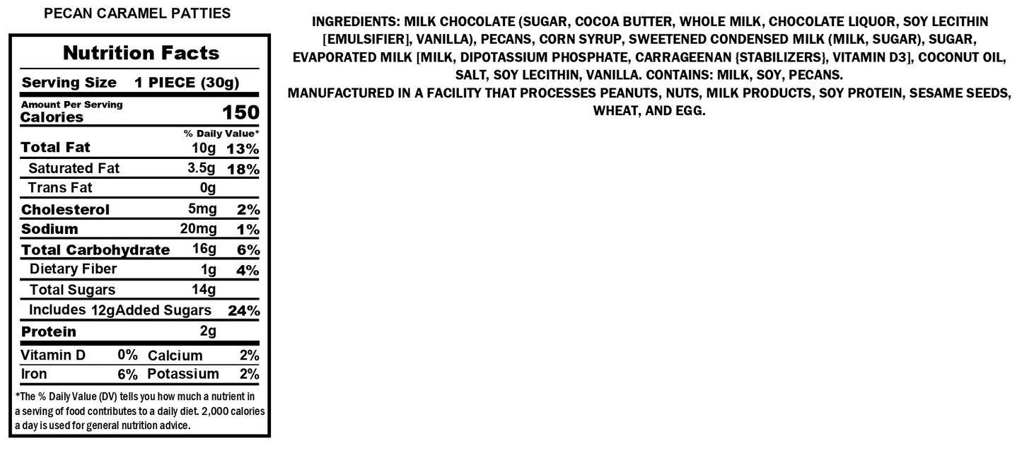 Pecan Caramel Patties