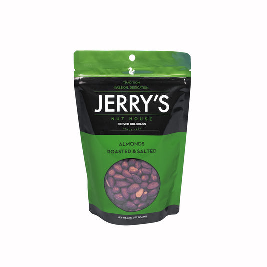 Unblanched Almonds Roasted And Salted