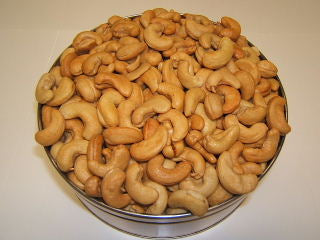2 lb Colossal Cashews Tin - Roasted & Salted