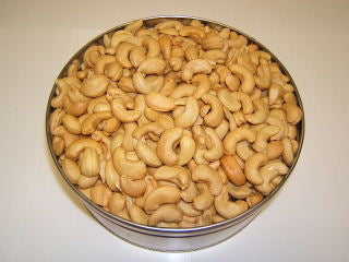 1 lb Large Cashews Tin - Roasted & Salted
